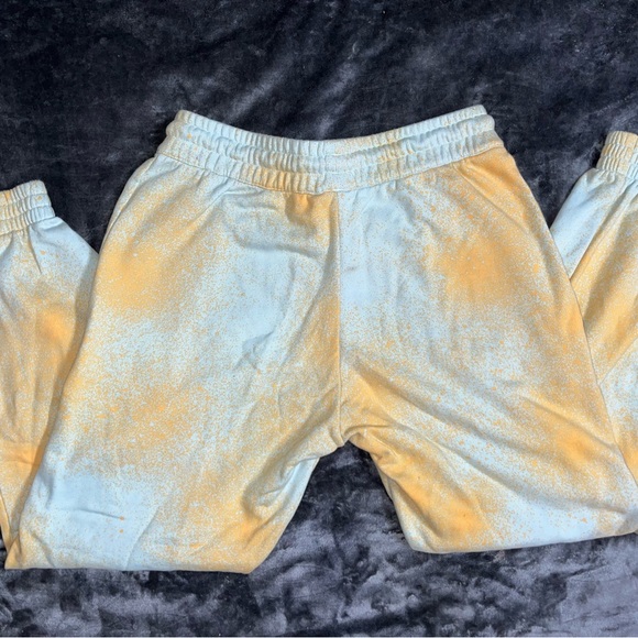 Adidas Orange and White Joggers - Picture 2 of 4